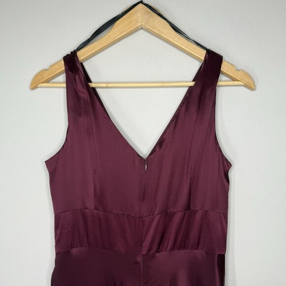 Vintage Donna Rocco 100% Silk Evening Holiday Party Dress Midi Sz 8 90s Y2K - Picture 5 of 8